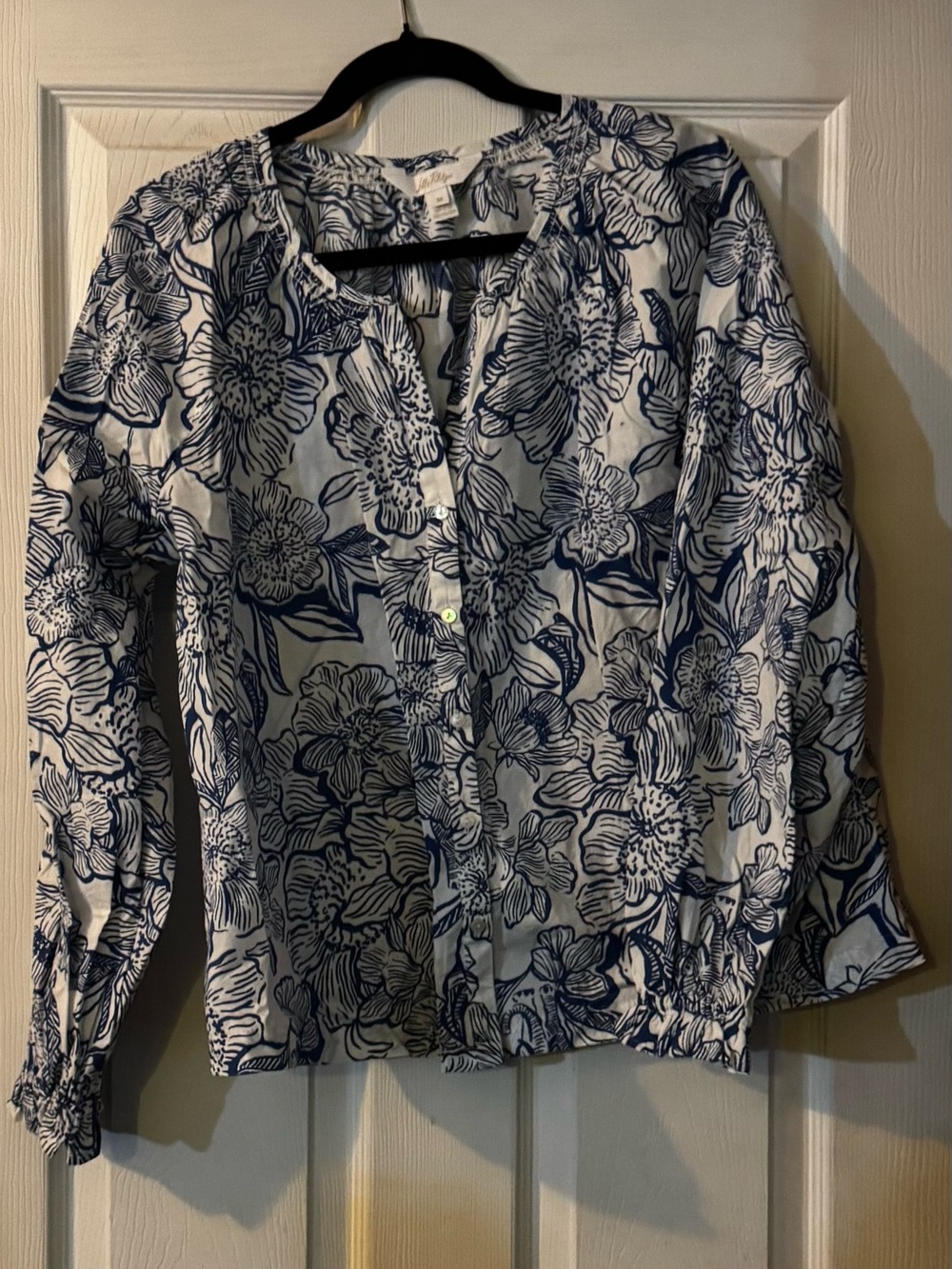 Lilly Pulitzer Aldina Button Down Top